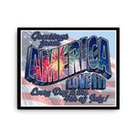 Canvas Greetings From America Love it! Fireworks