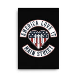 Canvas PATCH OF HONORS AMERICA LOVE IT! MAIN STREET
