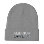 Embroidered Beanie America love it!