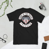 Short-Sleeve Unisex T-Shirt Patch of Honors Home of the Brave Freedom