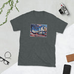 Short-Sleeve Unisex T-Shirt Greetings From America Love it! Monuments