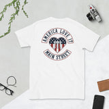 Short-Sleeve Unisex T-Shirt Patch of Honors America Love it! Main Street