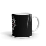 Black glossy mug Eagle Star Heart